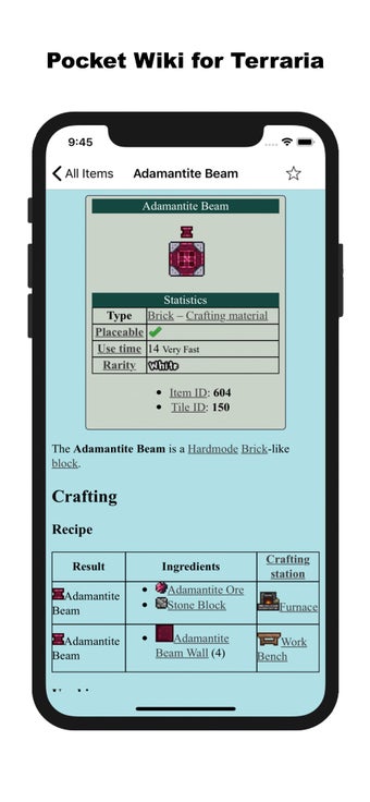 Image 3 for Pocket Wiki Plus for Terr…