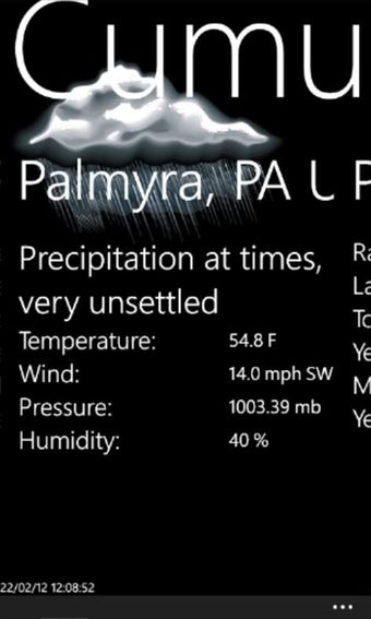 Image 1 for Cumulus Weather for Windo…