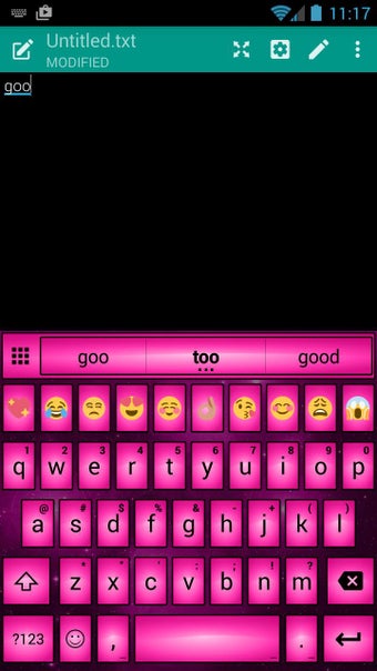 Imagen 3 para Led Pink Emoji Keyboard T…
