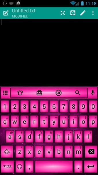 Imagen 1 para Led Pink Emoji Keyboard T…