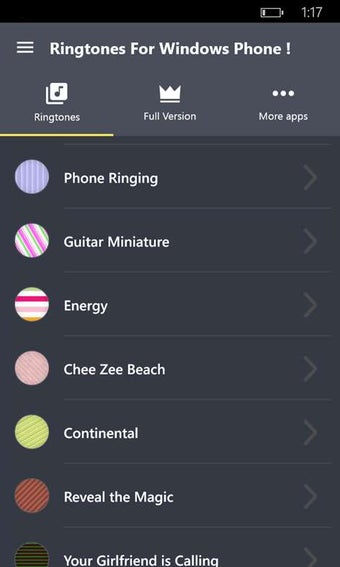 Imagen 1 para Ringtones For Windows Pho…