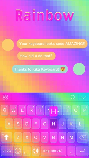 Imagen 0 para Rainbow Kika Keyboard The…