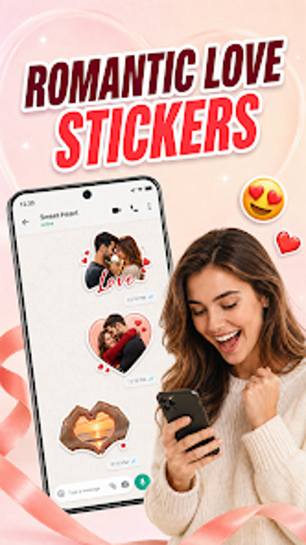 Imagen 0 para Romantic Emoji Sticker Ma…