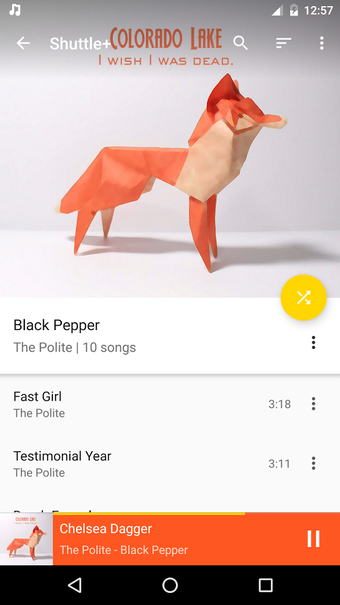 Imagen 2 para Shuttle Music Player