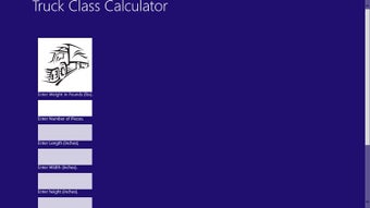 Image 1 for Truck Class Calculator fo…