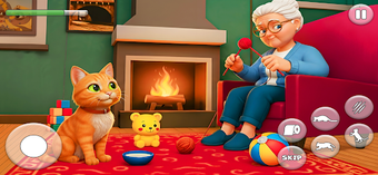 Image 0 for Granny With Cat