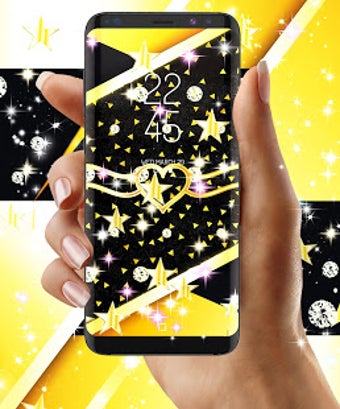 Image 3 for Black gold live wallpaper
