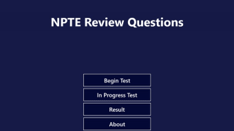 Image 0 for NPTE Quiz for Windows 8
