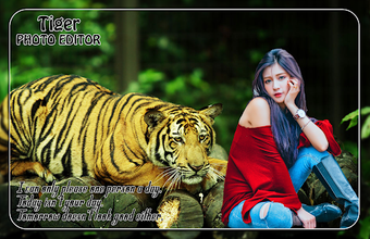Image 0 for Tiger Photo Editor