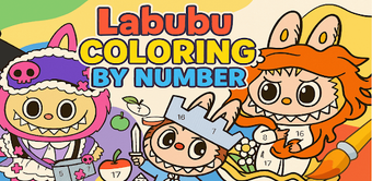 Image 0 for Labubu Color by Number