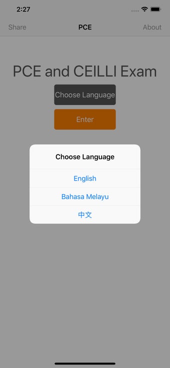 Image 1 for PCE and CEILLI Exam Malay…