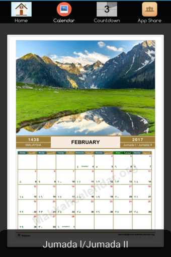 Imagen 3 para Hijri Calendar 1438/1439