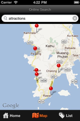 Image 0 for Phuket Travel Map (Thaila…