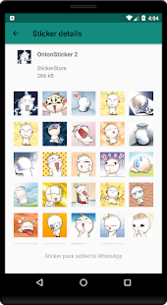 Imagen 0 para Onion Sticker for Whatsap…