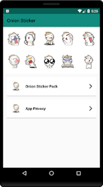 Imagen 2 para Onion Sticker for Whatsap…