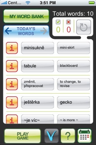 Imagen 0 para MyWords - Learn Czech Voc…