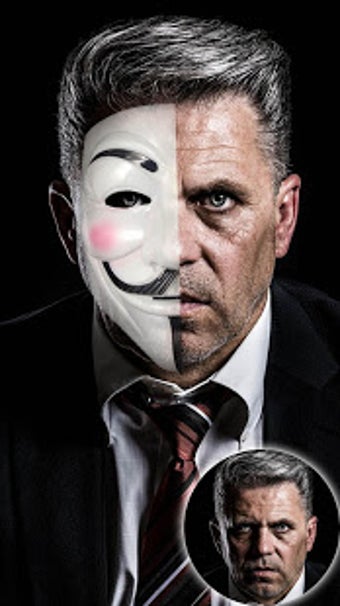 Image 3 for Half Anonymous Mask on Fa…
