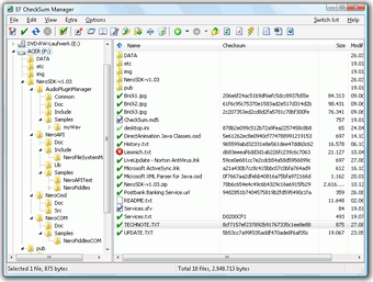 Image 0 for EF CheckSum Manager Porta…