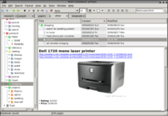 Image 0 for KeepNote Beta for Debian