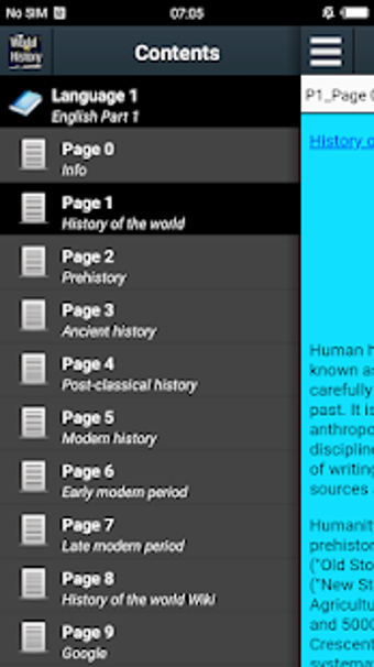 Image 0 for World history