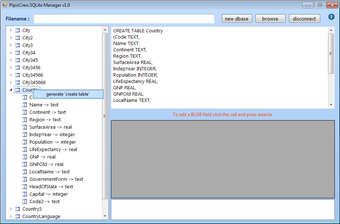 Image 0 for SQLite Manager