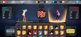 Imagen 1 para Stickman Warriors Fight