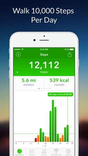 Imagen 1 para Stepz: Pedometer & Step C…