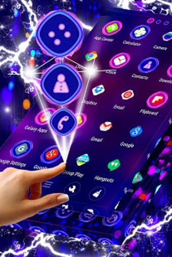 Image 0 for Neon Launcher Theme
