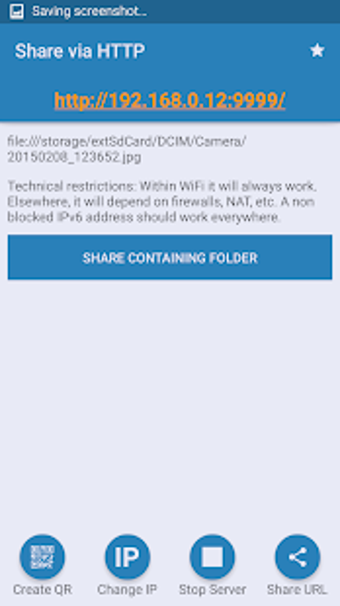 Image 0 for Share via HTTP - File Tra…
