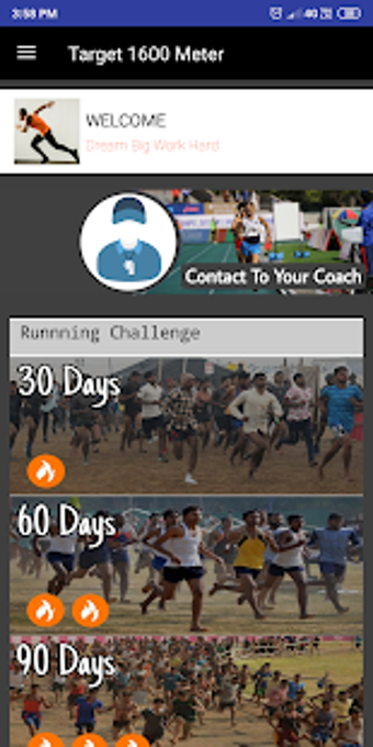 Image 0 for Target 1600 Meter Running…