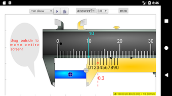 Image 0 for Vernier Caliper Simulator…