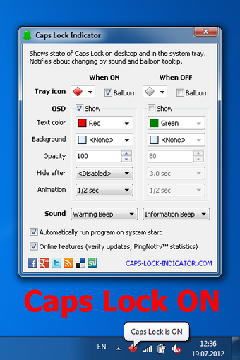Imagen 0 para Caps Lock Indicator