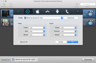 Imagen 2 para Tune4Mac iTunes Video Con…