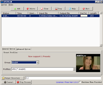 Imagen 0 para AVI2WebM