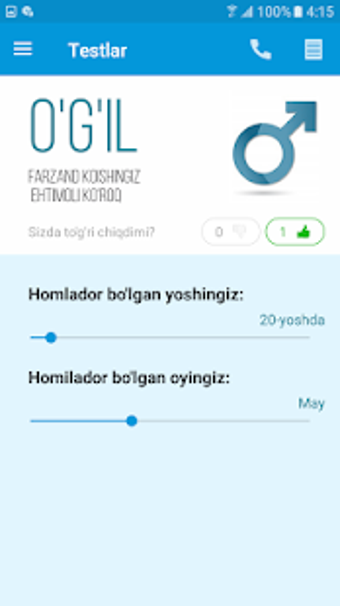 Image 1 for Homiladorlik davri