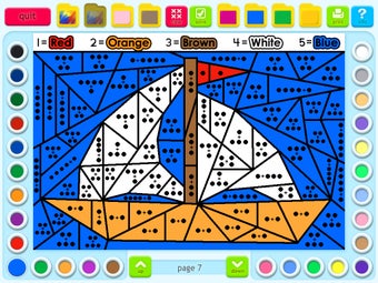Imagen 0 para Math Coloring Book: Grade…