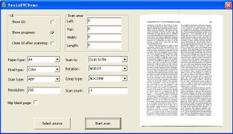 Image 0 for TwainX ActiveX
