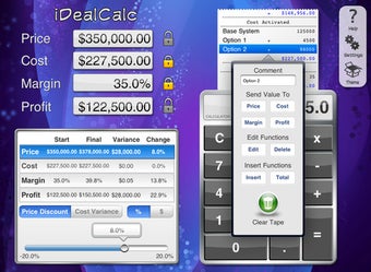 Image 0 for iDealCalc HD - Margin & M…