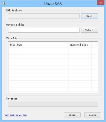 Image 0 for Unzip RAR