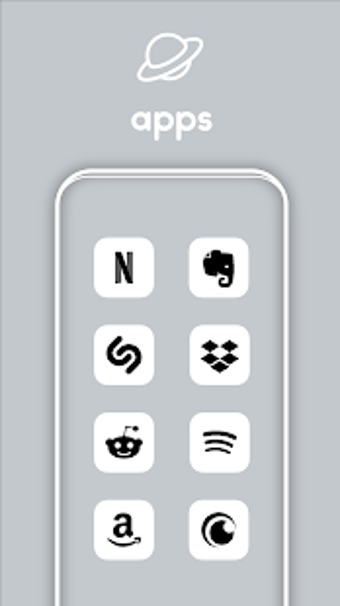 Image 0 for iOS 14 White - Icon Pack