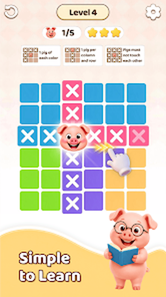 Imagen 0 para Pigdoku: Cozy Brain Puzzl…