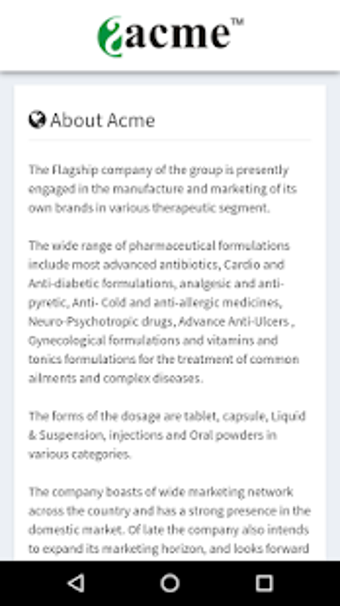 Imagen 1 para ACME PHARMA