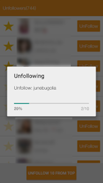 Image 1 for Unfollow Users