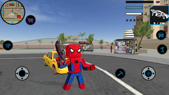 Image 0 for Spider Block Rope Hero Ga…