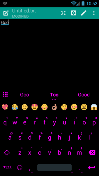 Image 0 for Flat BlackPink Emoji Keyb…