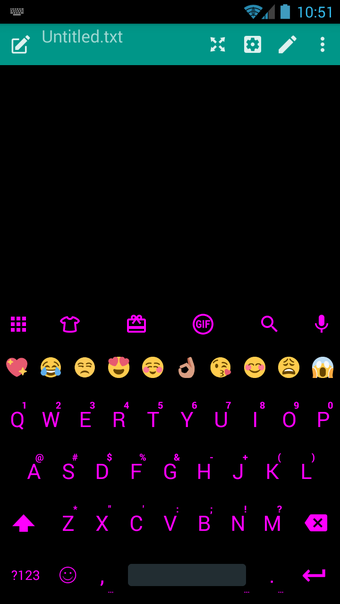 Imagen 1 para Flat BlackPink Emoji Keyb…