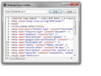 Image 0 for Webpage Source Grabber