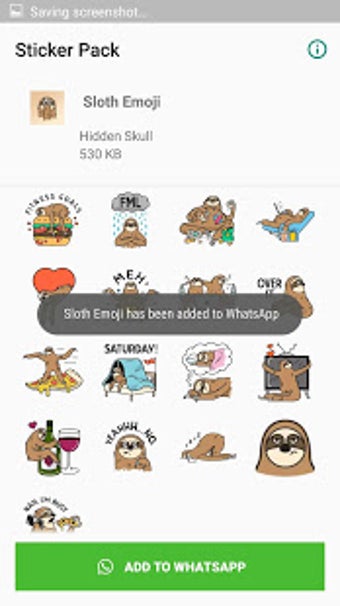Imagen 1 para Monkey Sloth Sticker for …