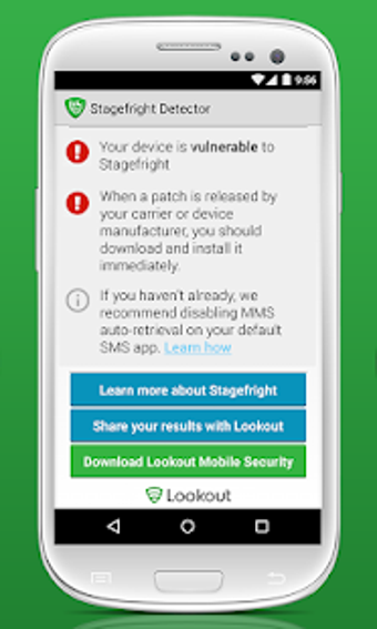 Imagen 0 para Stagefright Detector