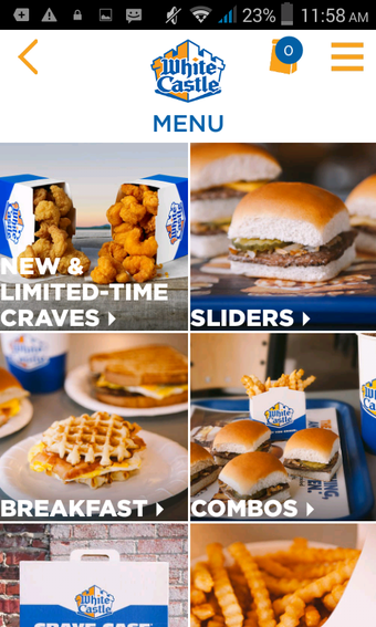 Imagen 1 para White Castle Online Order…